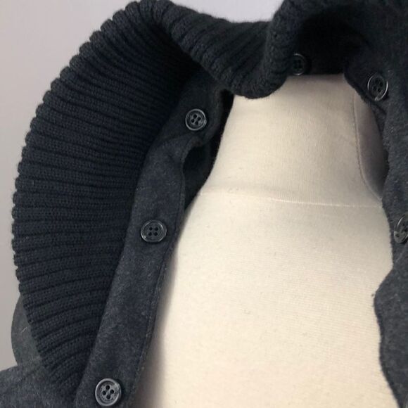 BCBG Grey Wool Coat  - Picture 8 of 8